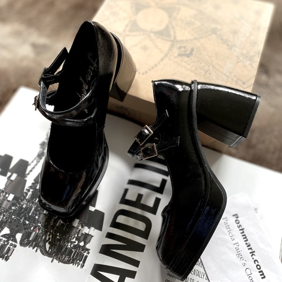Free People Ruby Double Strap Platform Mary Janes - Picture 9 of 13